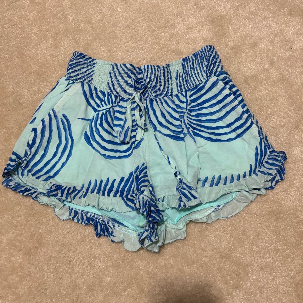 Vineyard Vines Feather Cotton Shorts